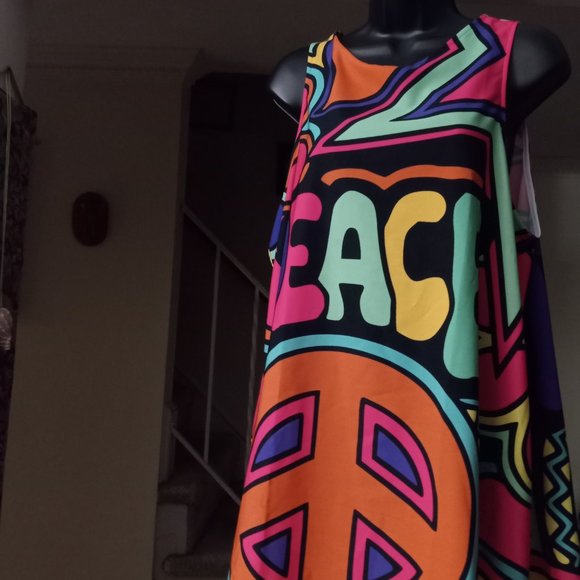 Redbubble Peace Dress - Picture 4 of 5
